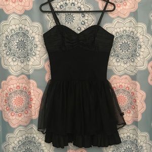 Adult S Royal Bones black ballerina dress